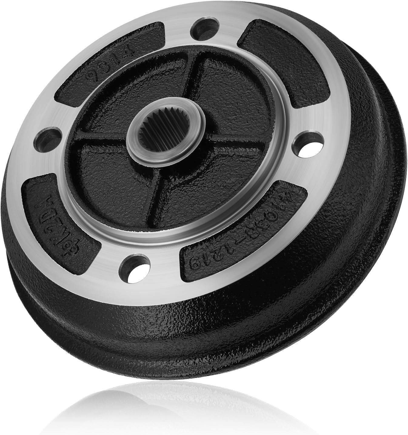 M MATI Rear Wheel Brake Drum Hub 2PCS for Kawasaki Mule 2010 2020 2030 2500 2510 2520 KAF540 KAF620 KAF950 1990-2001 41038-1226