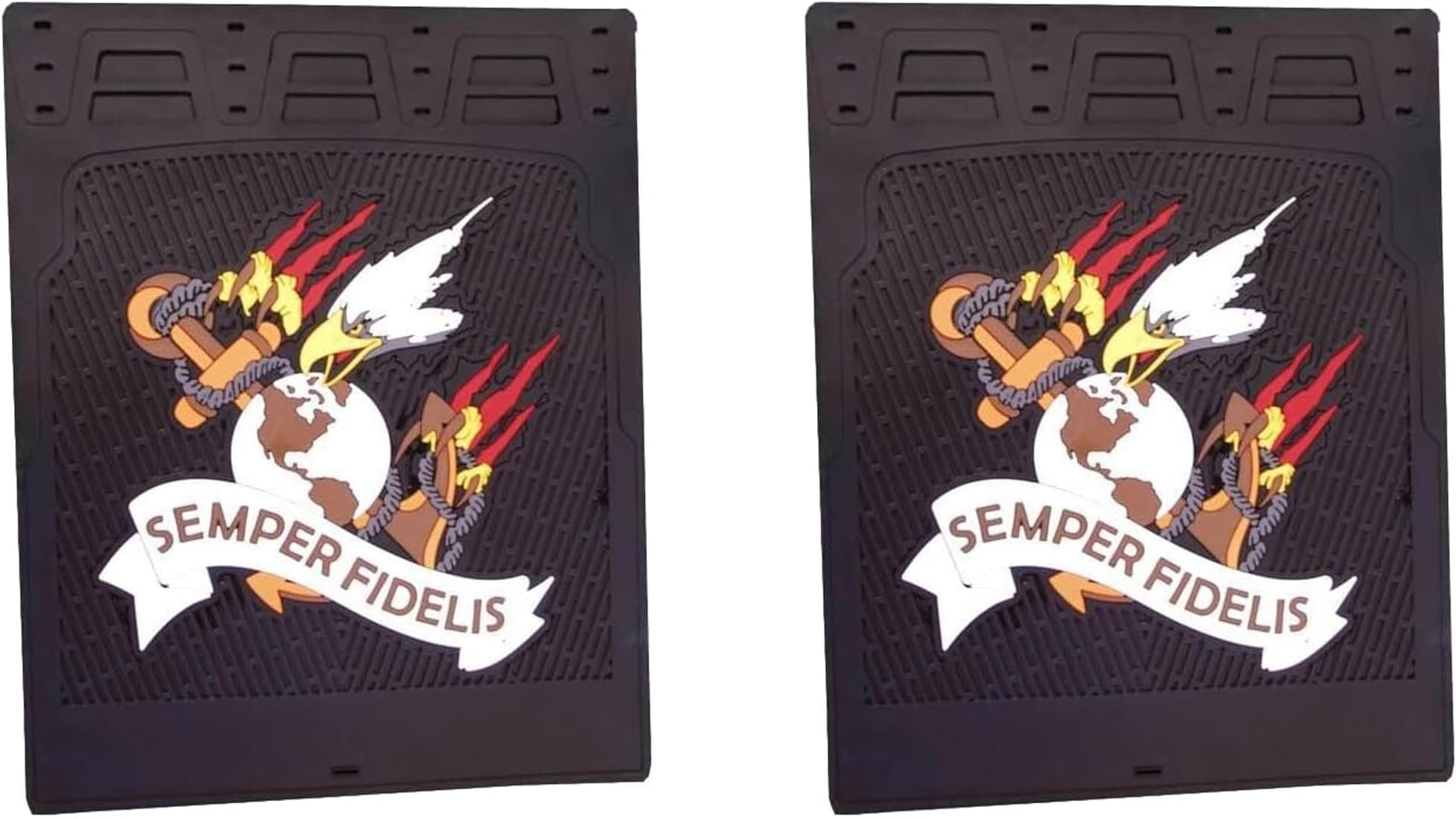 US Marines Corp Semper Fidelis 24" x 30" Heavy Duty Rubber