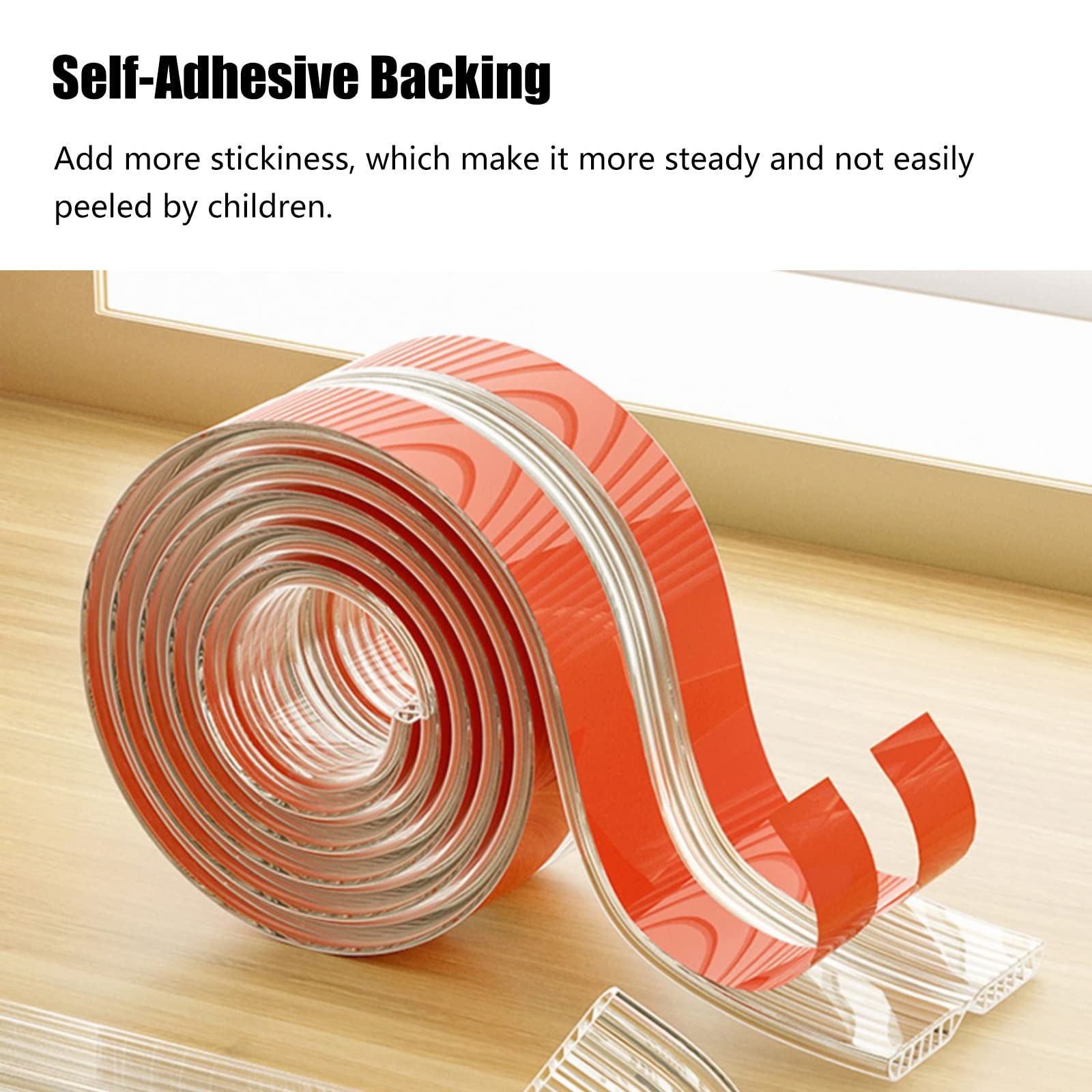 Gastel Paraspigoli E Protezioni Angolari In Silicone Trasparente Per Mobili - 6 Metri Di Profilo E 8 Angoli, Adesivo Forte, Antiurto Per Bambini E Anziani
