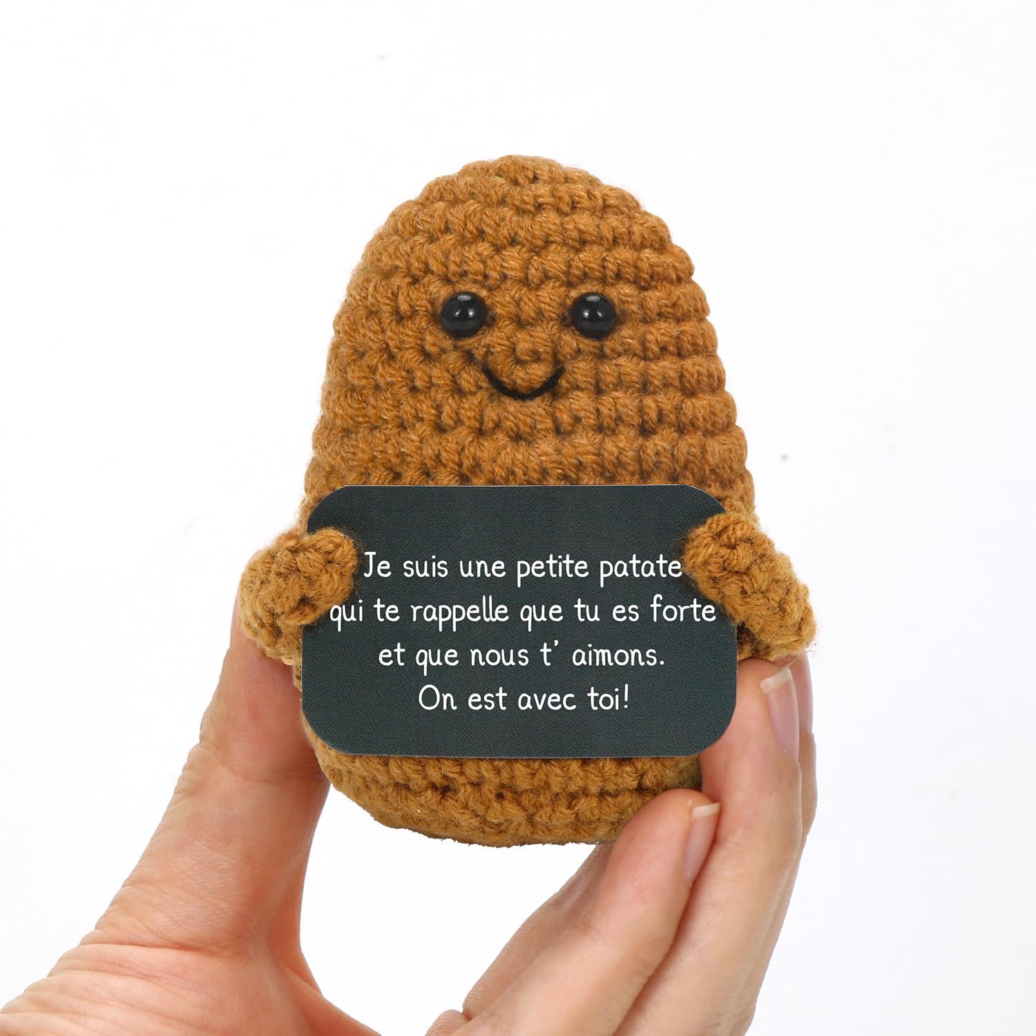 Aurasky Patata Positiva Francesa, Muñecos de Patata con Tarjeta Positiva