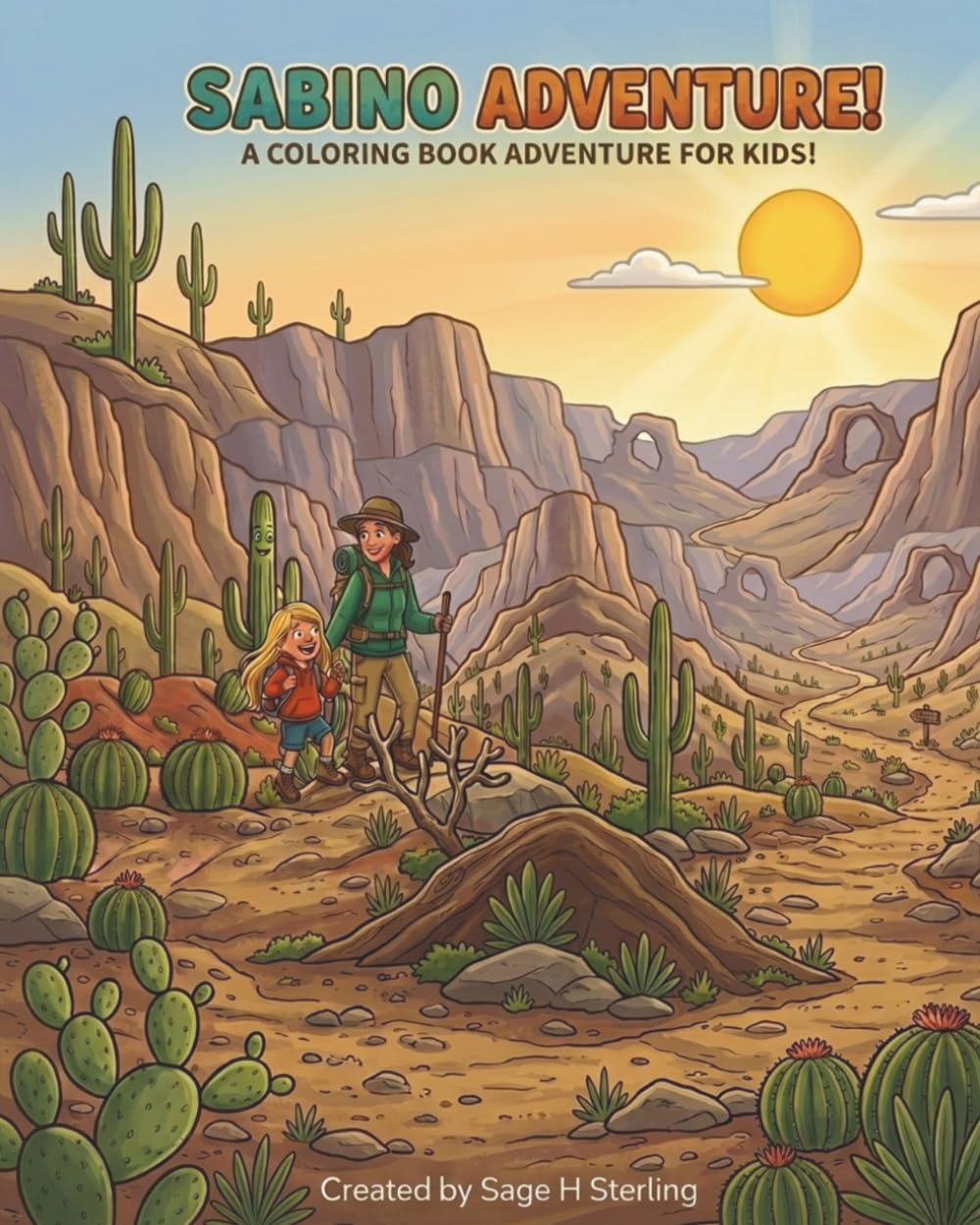 SABINO ADVENTURES: A Coloring Book Adventure for Kids!
