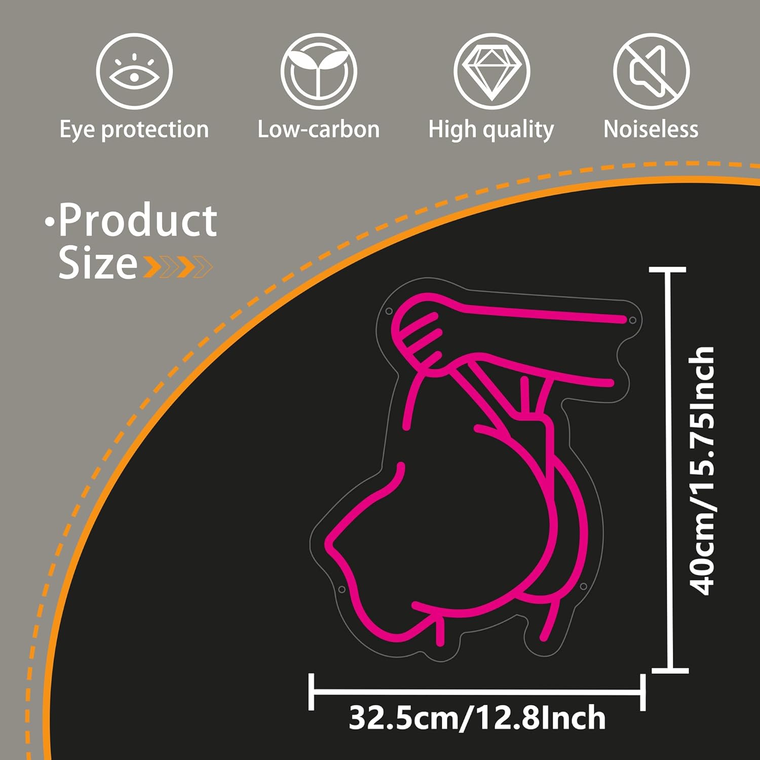 Lady Neon Sign for Wall Decor, Pink Lady Led Signs for Home Decor, Dimmable Neon Light Sign for Bedroom, Game Room, Living Room, Bar Decoration, USB Powered Light Up Signs for Man Cave - Image 4