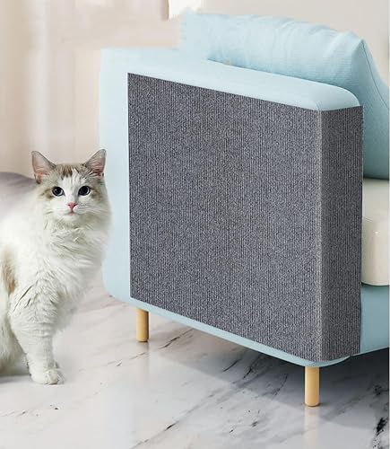 Miniatura 3 de SHENGOCASE Alfombrilla autoadhesiva recortable de 78.7 x 15.8 pulgadas, repuesto para estantes de árbol de gato, escalones de muebles de pared de