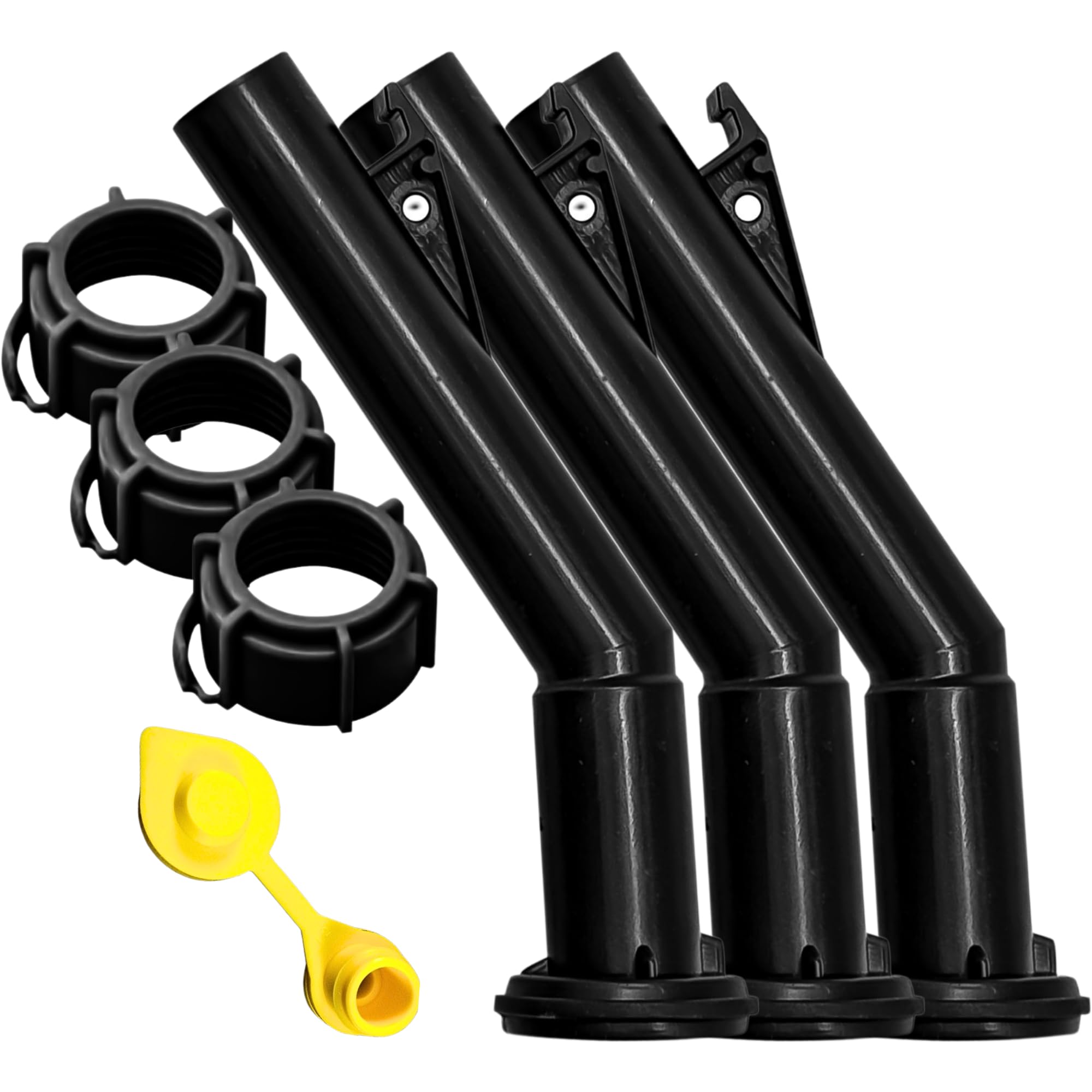 Amazon.com: 4 - Fuel Gas Can Jug Spouts Nozzles, Rings & 1 Vent