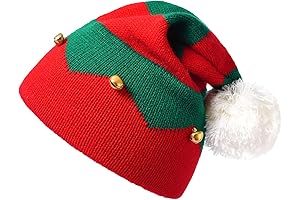 Festive Elf Hats with Ears for Adult Christmas Cheer