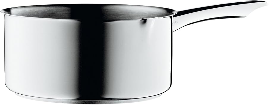 WMF Sauce pan 16 cm Approx. 1,5l Pouring Rim Cromargan Stainless Steel Brushed Suitable for All Stove Tops Including Induction Dishwasher-Safe