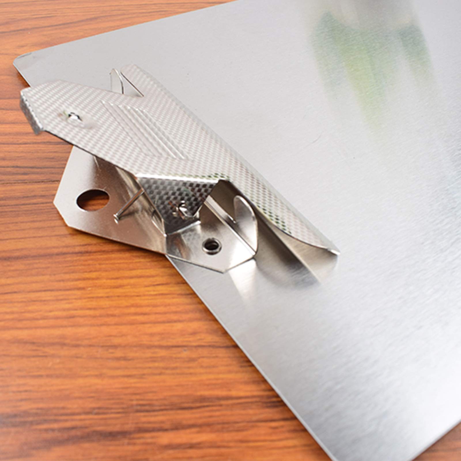 Portablocco in acciaio inox – Raccoglitore per infermieri, studenti e uffici – formato A4 con archiviazione sicura