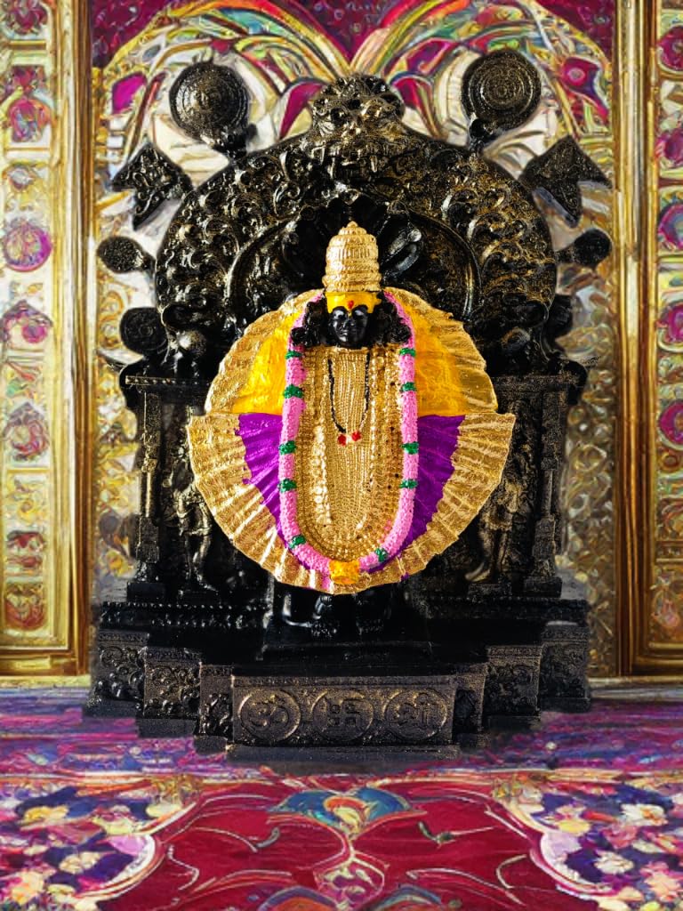 Buy The Cube Mart Mahalaxmi Devi Idol – Traditional Ambabai Murti