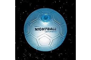 LED Glow in the Dark Soccer Ball (Blue)