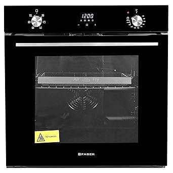 Faber 83L 6F Air Fryer Built-in Oven|360° Grill with In-Chamber Light|Auto Program with Digital Timer|Touch/Knob Control |Soft Close & Easy to Clean|2Yr Comprehensive Warranty by Faber| FBIO 83L 6F AF