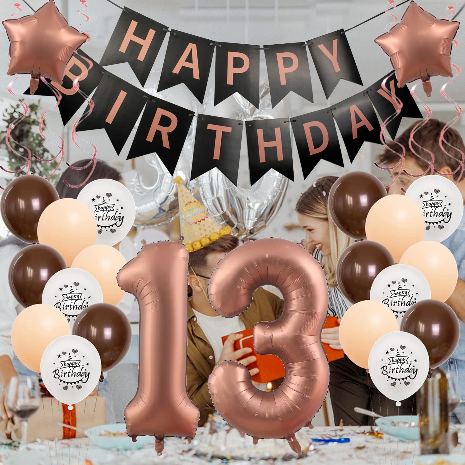 13. Geburtstag Deko-Set Für Mädchen - Offiziell Teenager Party