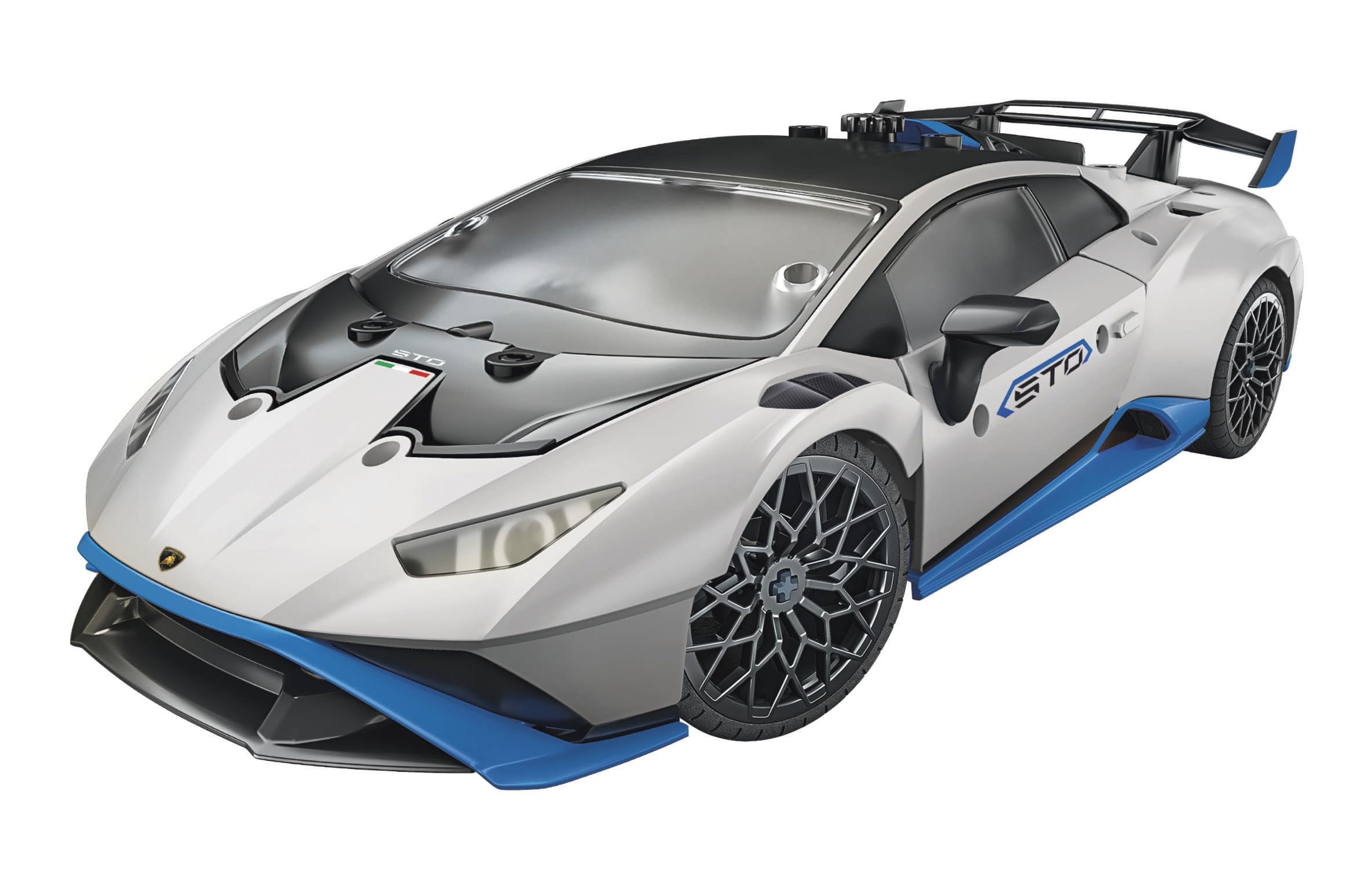 Clementoni Scienza e Gioco Build- Lamborghini Huracan STO Laboratorio di Meccanica, Kit Costruzioni Bambini 8+Anni, Auto Sportiva da Assemblare con Differenziale, Made in Italy, Lingua Italiana, 19491