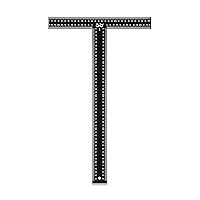 Vista 1 de Mr. Pen - Regla en T, Regla T, 45 cm, Metal, Regla en T, Herramientas de Dibujo, Tsquare, Truler, Triángulo Arquitectónico