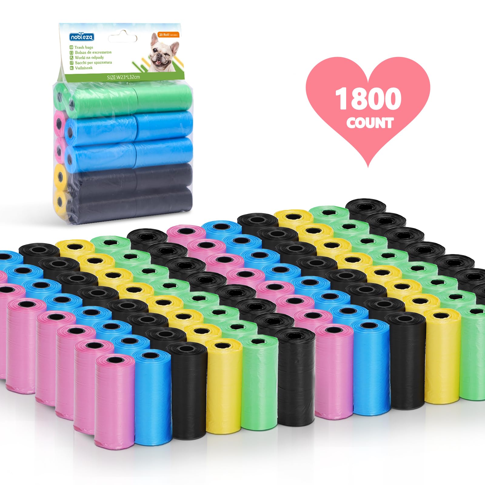 Premium Hundekotbeutel Aus Maisstärke – Extra Groß, Plastikfrei & Absolut Auslaufsicher (60 Rollen, Parfümiert)