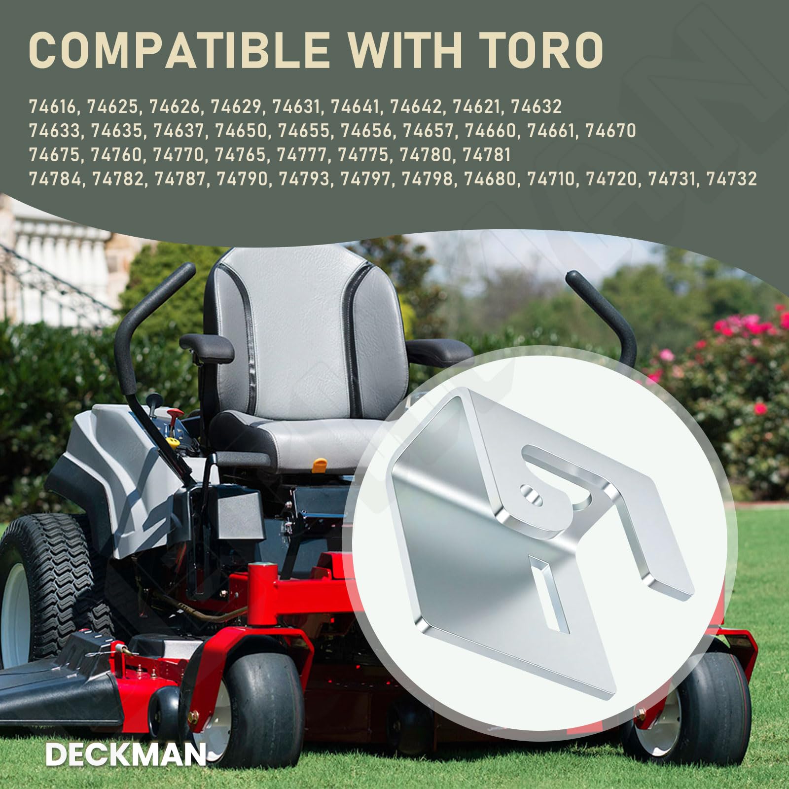 Amazon.com : 131-4138 Right Hand Deck Hanger Compatible with Toro