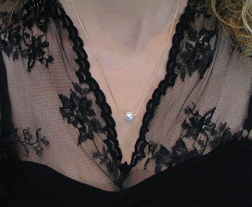 Miniatura 5 de Be Wished Personalized Doctor Gifts for Women, Pearl Necklace with Meaningful Message, Goldfilled or 925 Sterling Silver