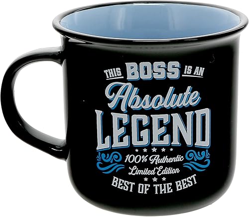 Miniatura 7 de Pavilion Gift Company - Boss Absolute Legend - Taza de cerámica de 13 onzas, taza de café de doble cara, regalos para jefes, taza de jefe, 1 unidad,