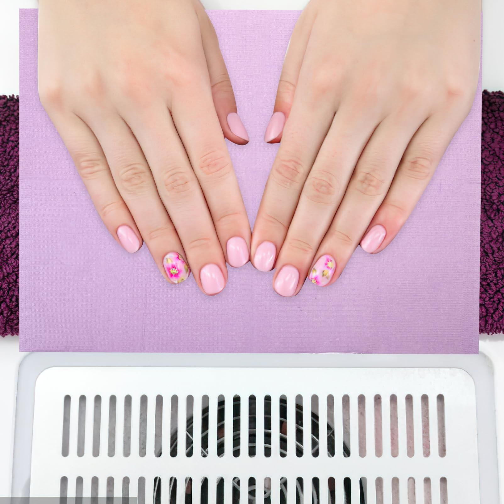 2 Set Tovagliette Per Manicure Assorbenti Impermeabili Per Saloni E Uso Protezione Liquidi E Macchie Per Amanti Della Bellezza E Professionisti 125 Fogli*2
