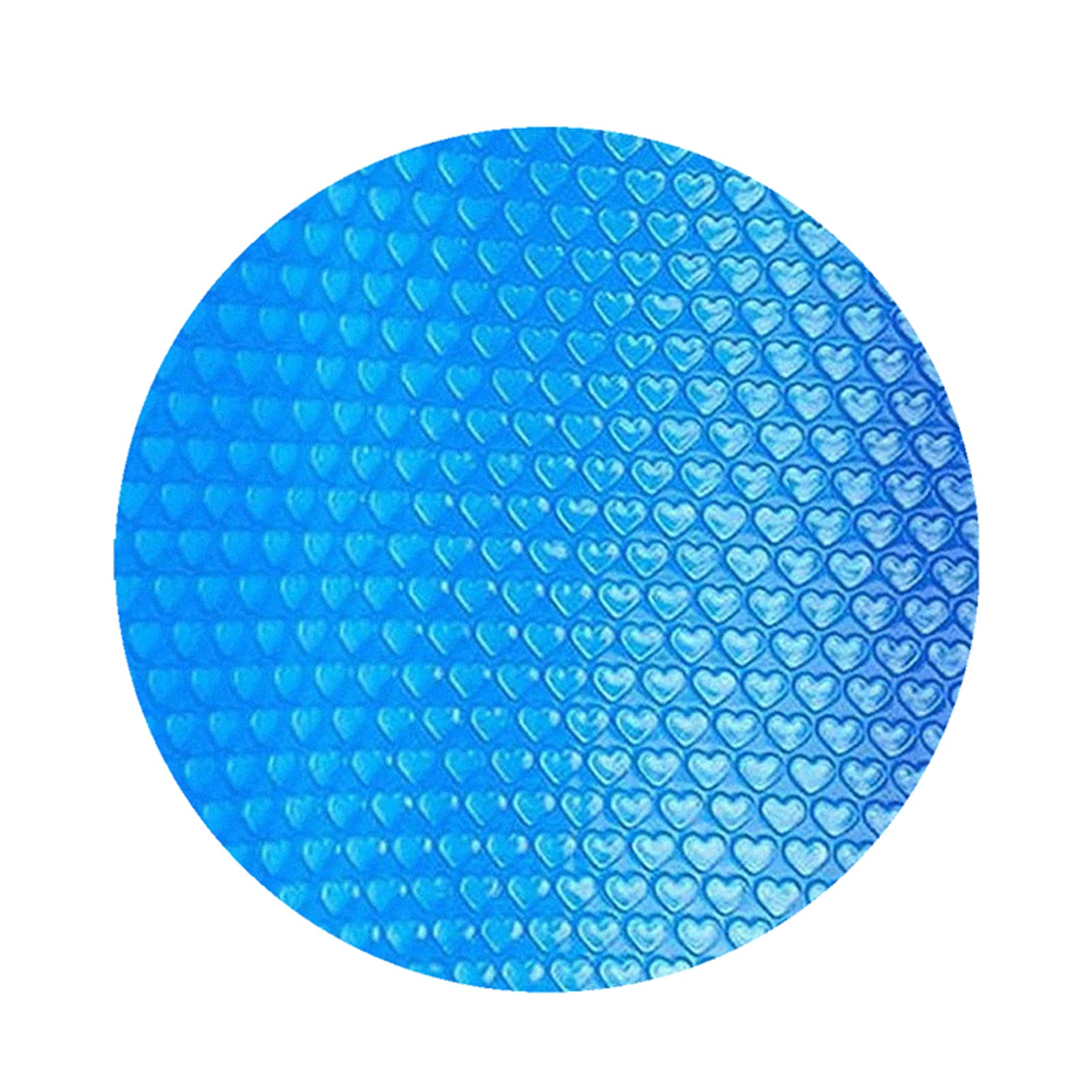 Round Solar Pool Cover,Thermal Round Pool Cover Blanket,LDPE Heat Retaining Waterproof Dustproof Cover for Above Ground Inflatable Steel Frame & Inground Swimming Pools(Blue, Diameter360cm)