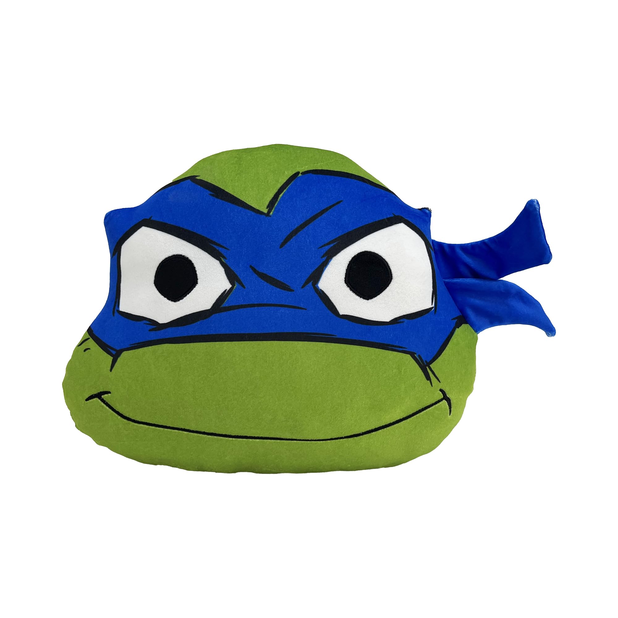 Northwest Teenage Mutant Ninja Turtles Its Leo Cloud Pillow 12" – TMNT Plush Stuffed Toy, Kids Room Decor, Cartoon Character Throw Pillow, Gift for Boys &amp; Girls