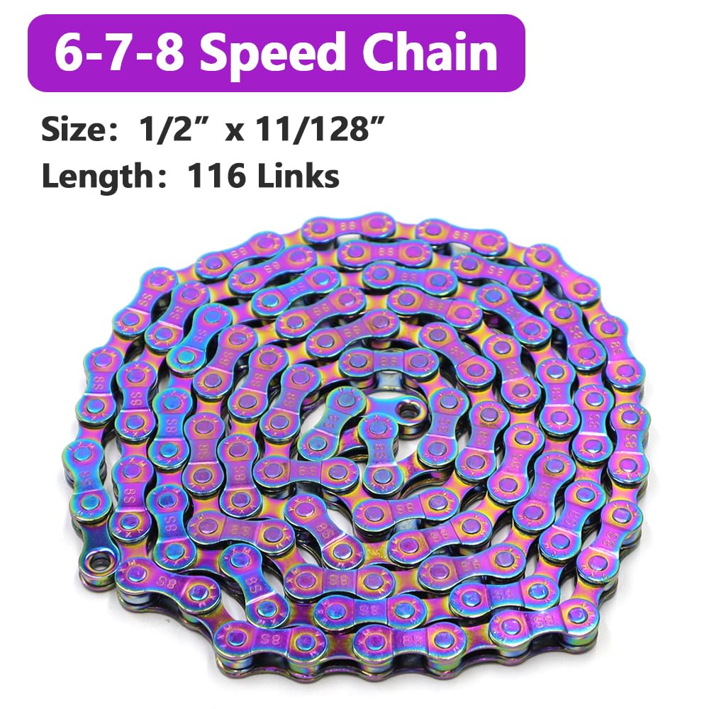 Chaine Vtt Chaîne De Vélo 6/7/8 Vitesses 1/2 X 3/32