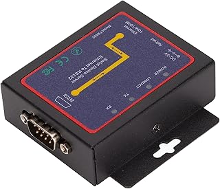 RS232 to Ethernet Converter, 10/100M Data Rate IP210 Chipset 300bps to 230400bps RS232 to RJ45 Converter Minus10℃ to 55℃ for Systems