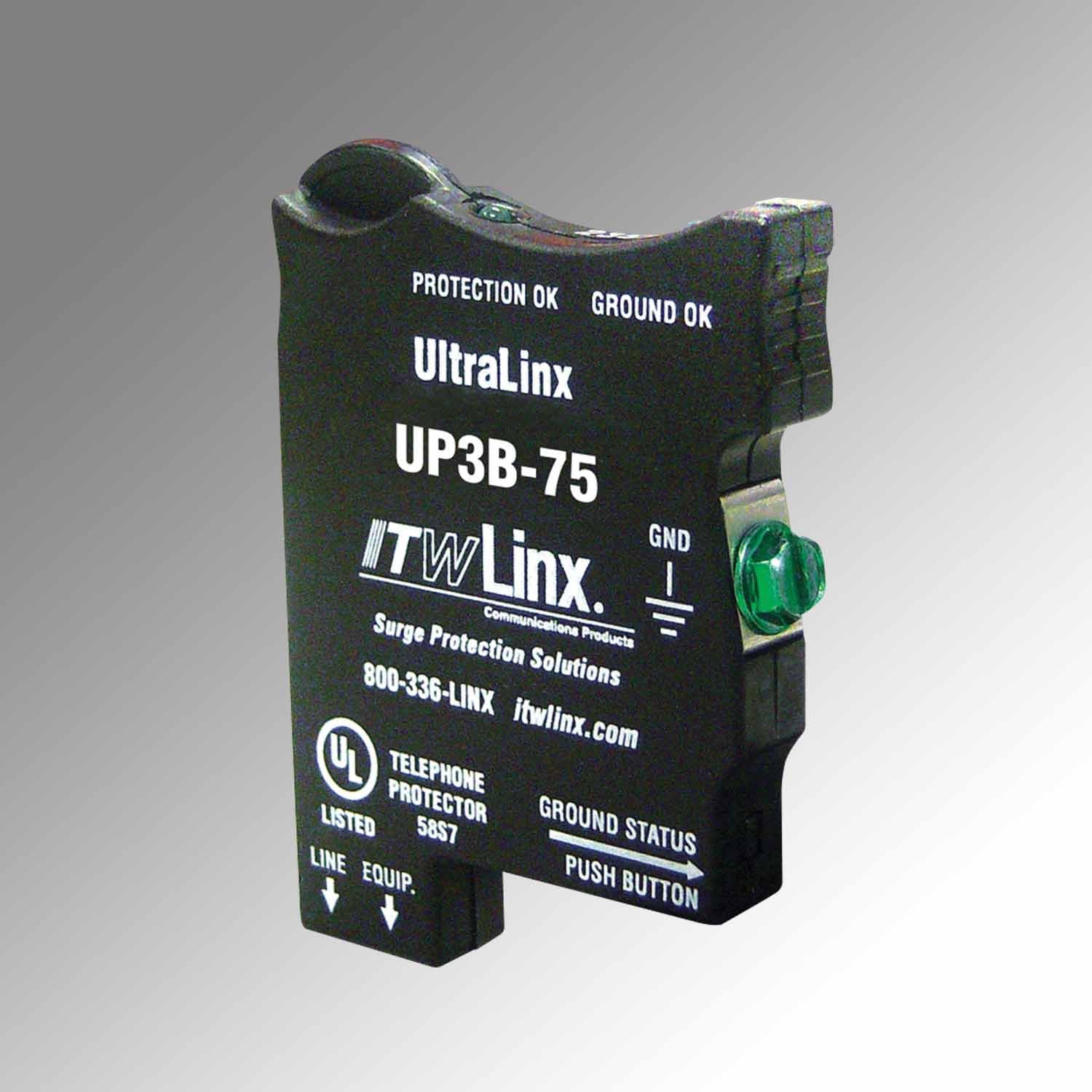 UltraLinx 66 Block/7.5V Clamp/350mA Fuse