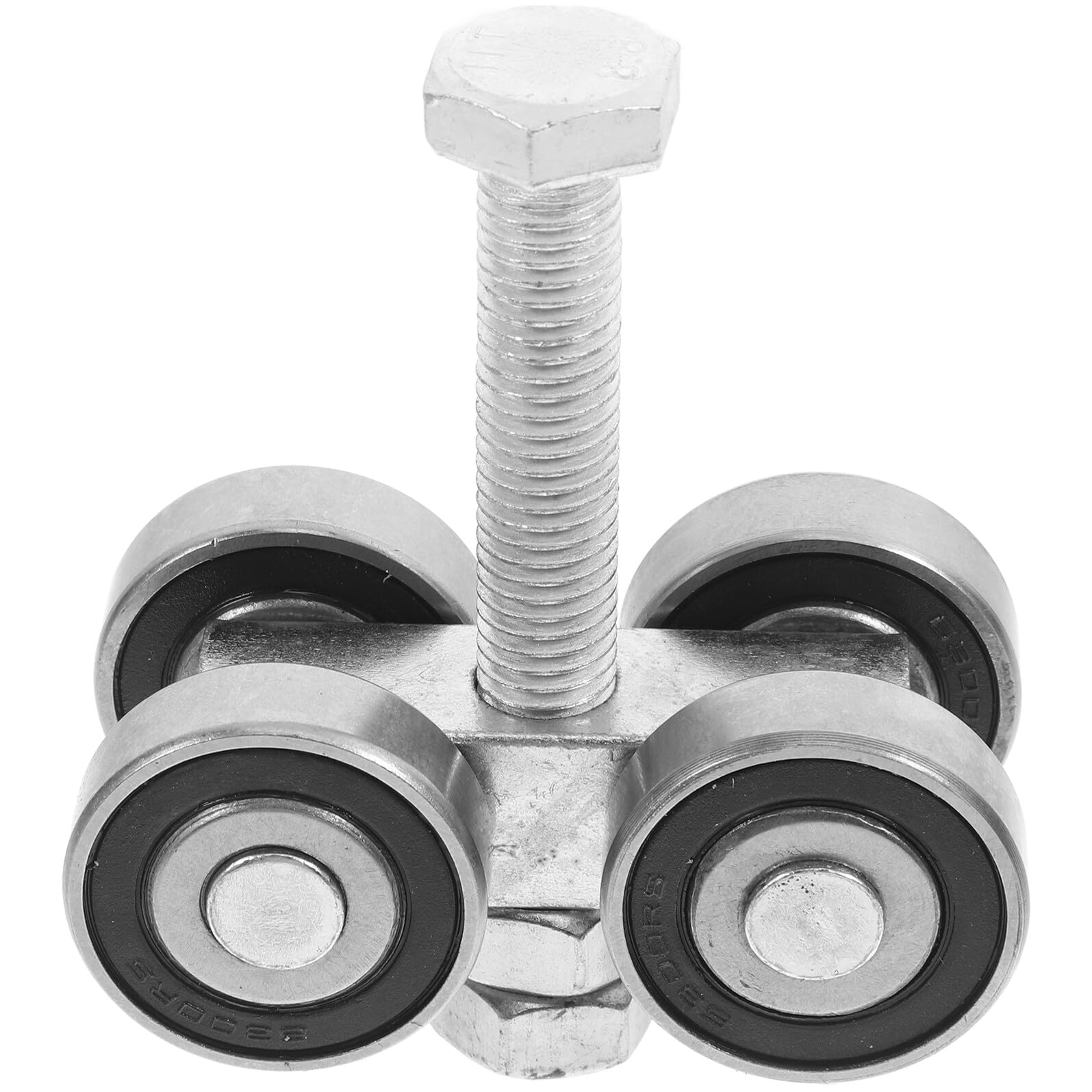 Poulie en acier inoxydable PLAFOPE double roulement pour porte suspendue
