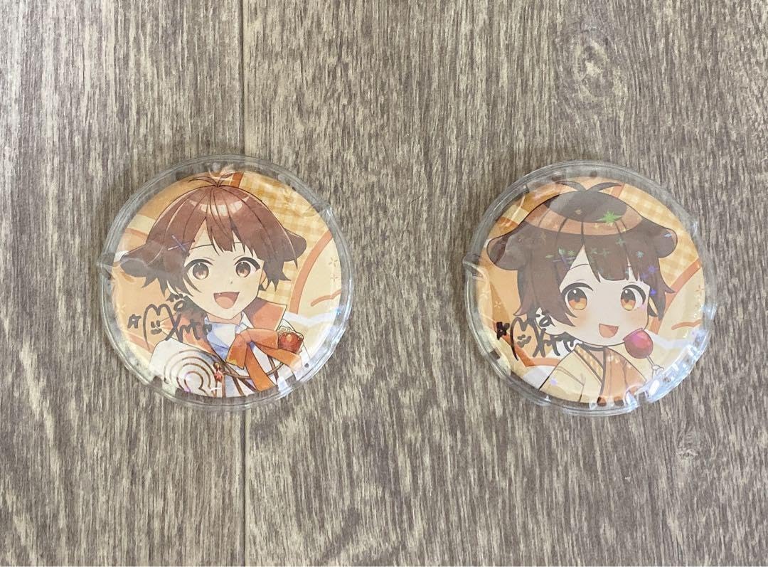 希少品】東名阪グッズ まぎすとみぬたくん 直筆サイン入り缶バッジ