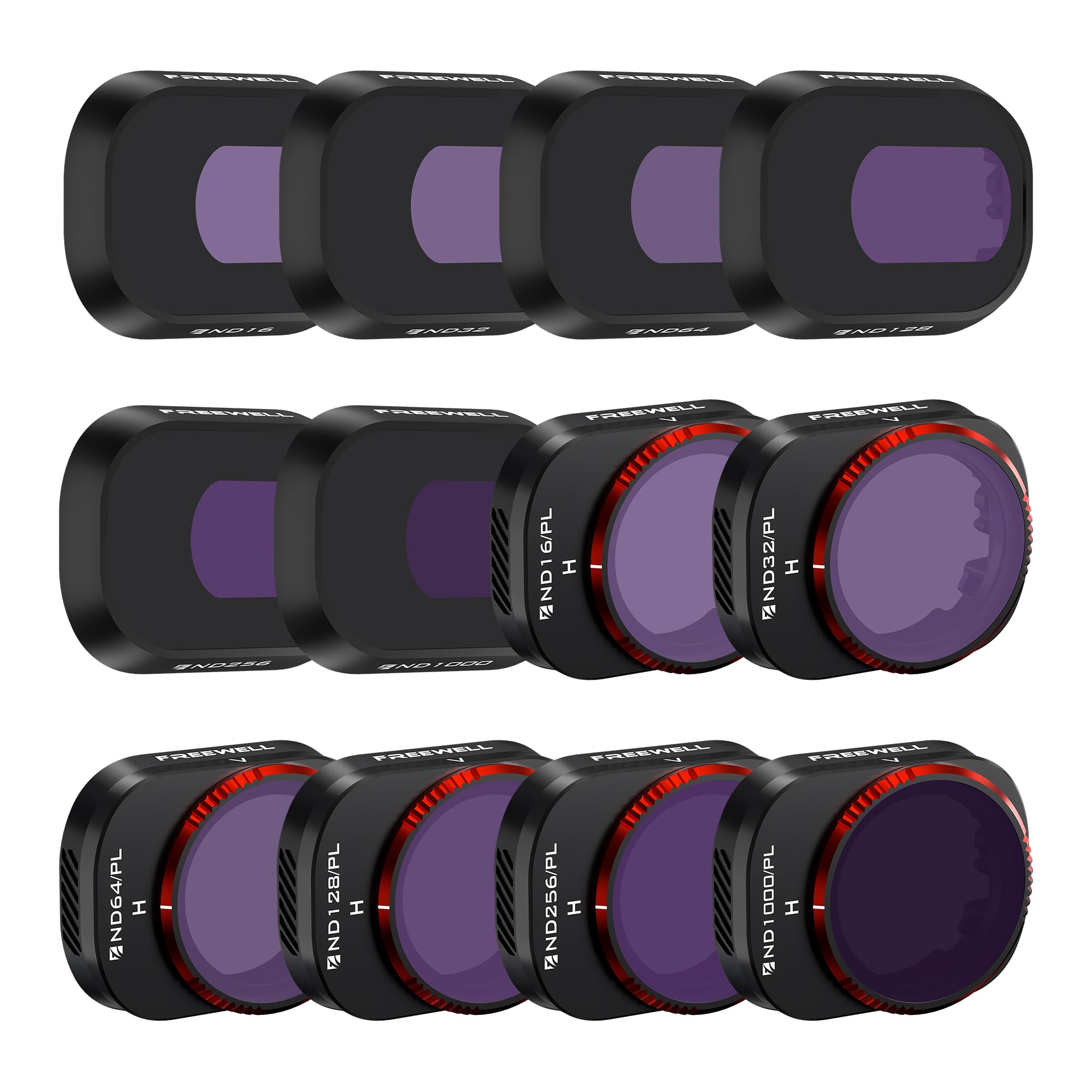 Camera Filters Voor Luchtfotografie DJI Mini 4 Pro ND Filters Set ND16/64/256 - Nombre De Estilo Camera Lens Filters Freewell Bright Day 6pack Filters Compatible With Mini 3 Pro