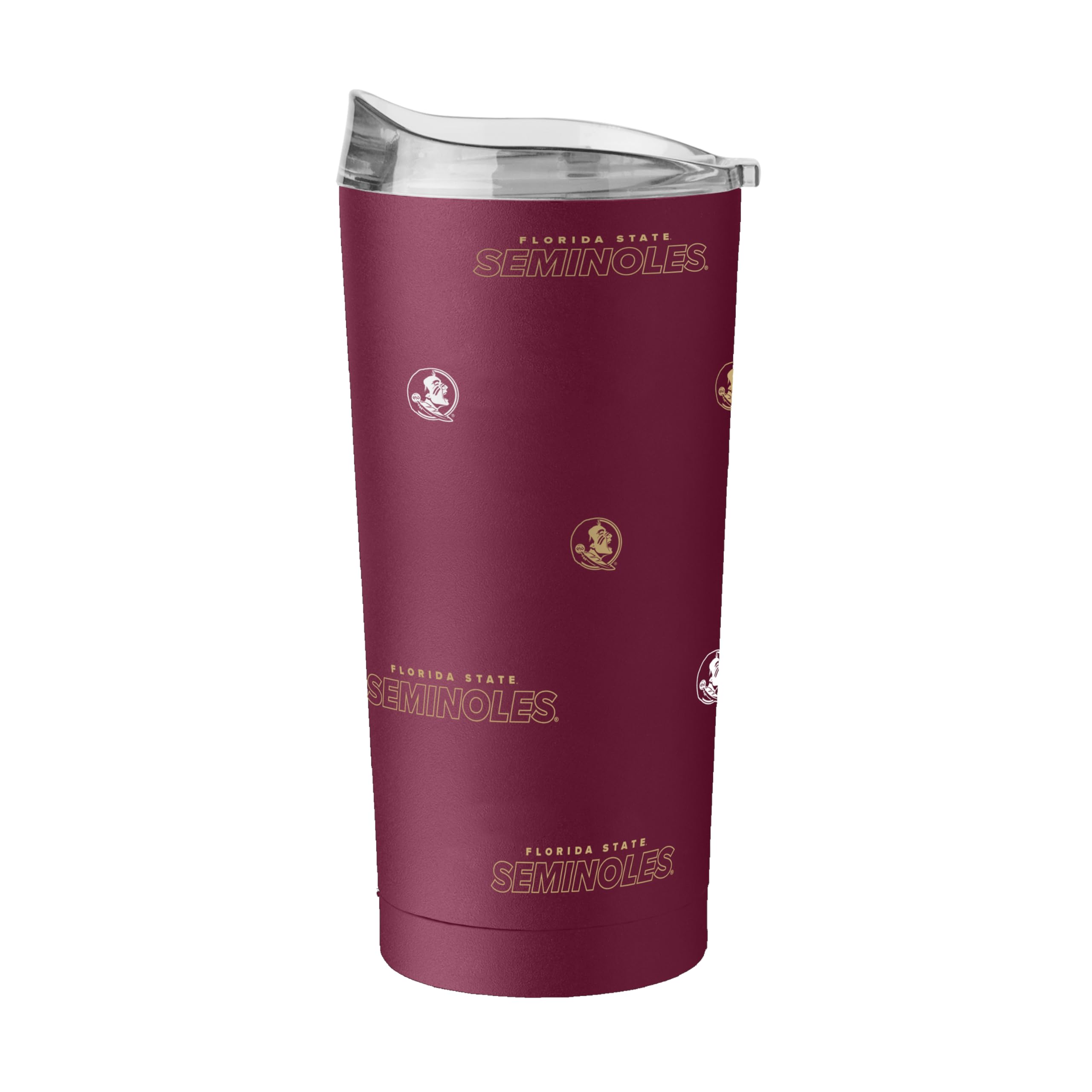 Logo Brands NCAA Native Icons 20 oz Stainless Steel Tumbler – Double Wall Vacuum Insulated