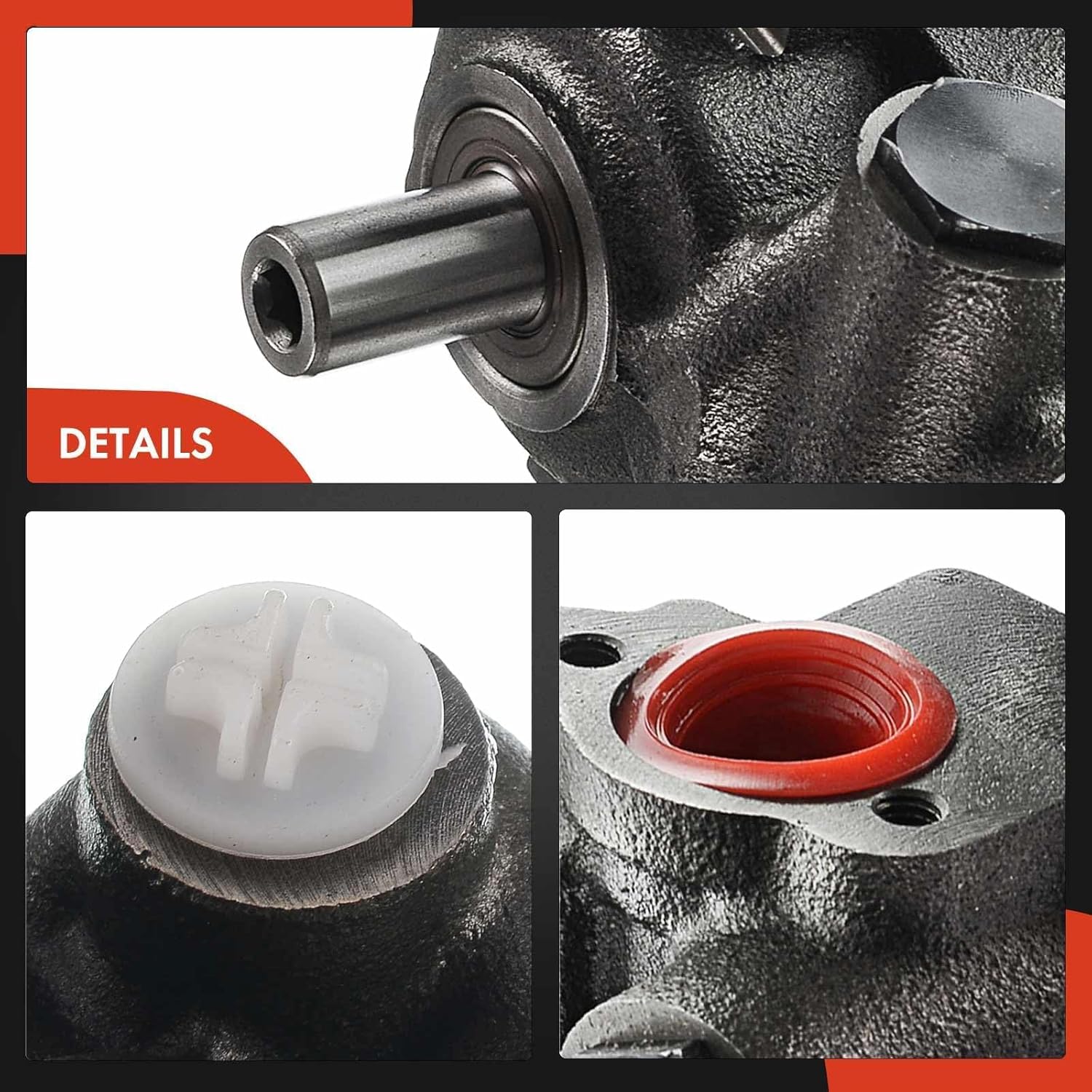 A-Premium Power Steering Pump Compatible with 2005-2007 - Ford Mercury Models - Five Hundred (500) Freestyle Montego, V6 3.0L, Replace # 5F9Z3A674AA