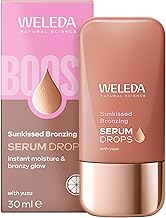 Weleda Sunkissed Bronzing Face Serum Drops with Yuzu, Facial Serum for Instant Moisture & Bronzy Glow, 100% Certified Natural, Organic, Vegan, 30ml