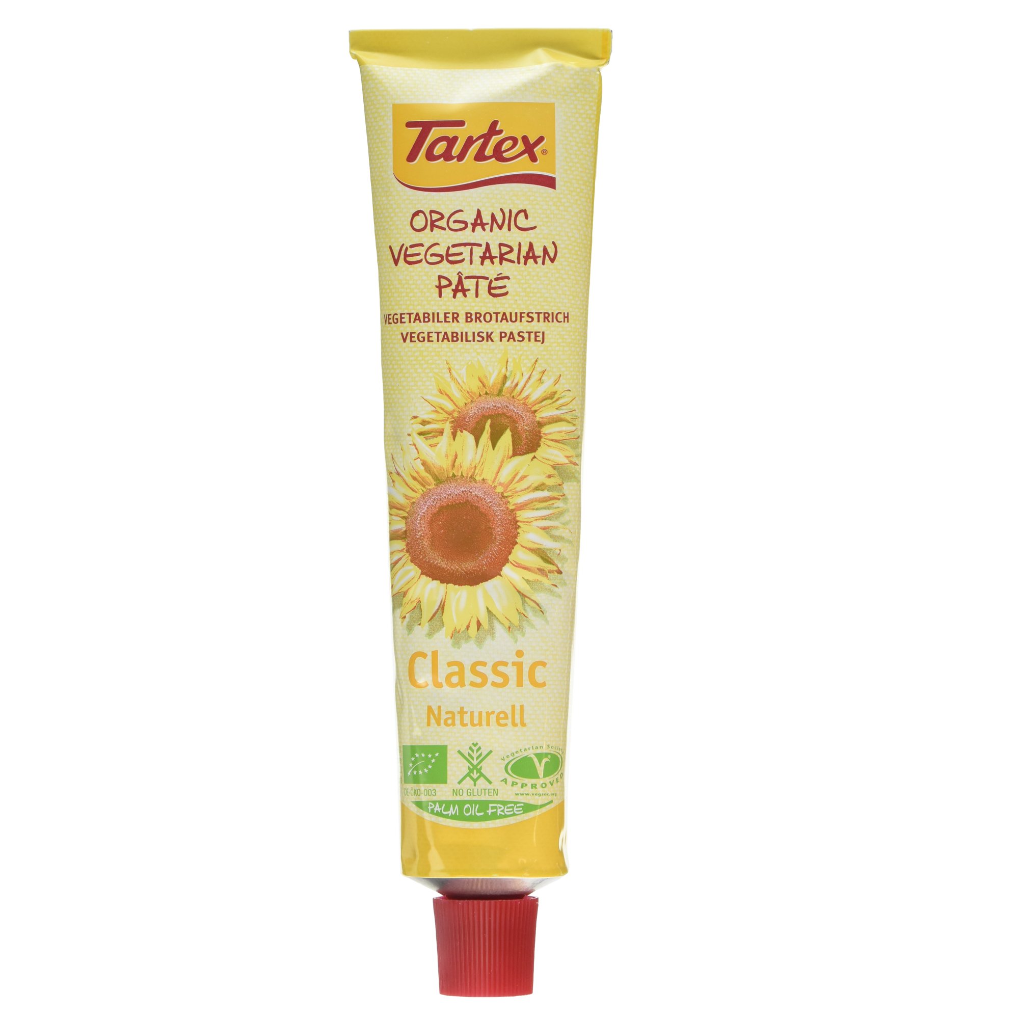 TartexOrganic Classic Vegetarian Pate Tube, 200g