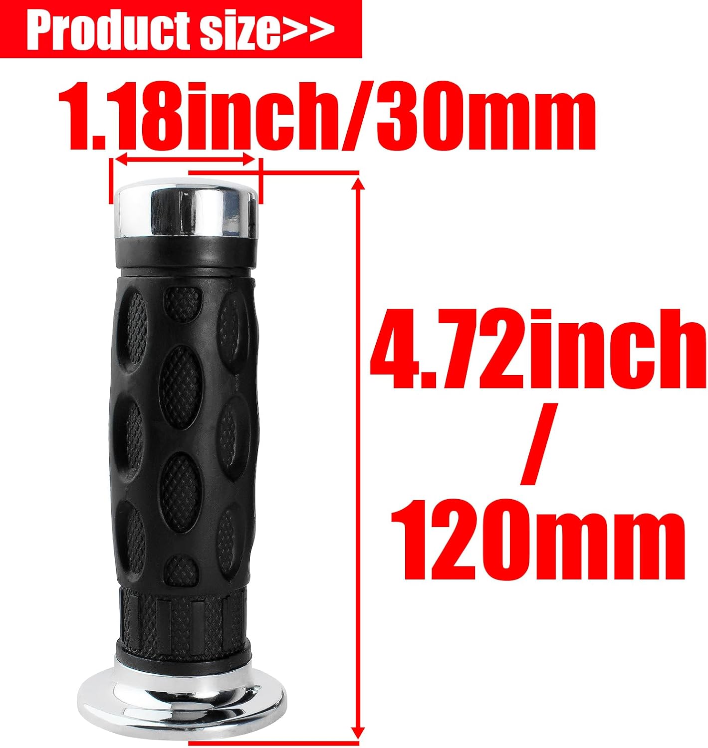 7/8inch 22mm Handlebar Throttle Twist Handle Grip Set for GY6 50cc 80cc 90cc 110cc 125cc 150cc Engine ATV Quad Scooter Go Kart Moped Motorcycle Pit Dirt Pocket Mini Bike 152QMI 157QMJ Kazuma