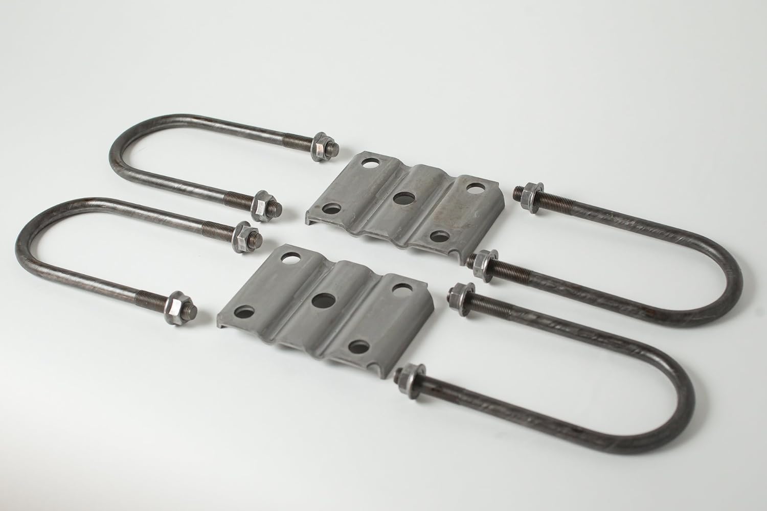 Redline U-Bolt Kit for Mounting 5,200-lb to 7,000-lb, Round Trailer Axles - 7-1/4" Long U-Bolts