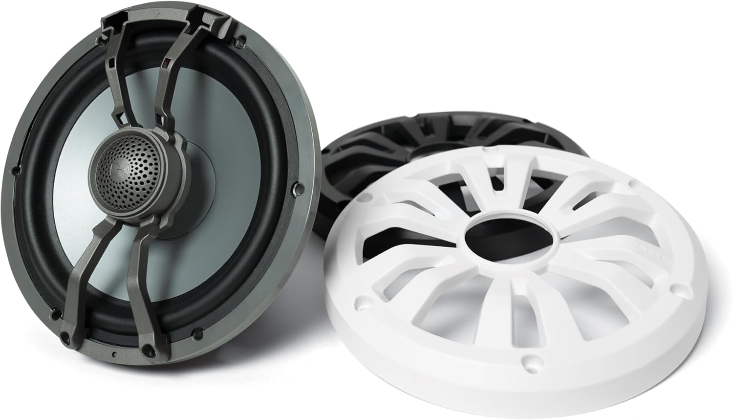 SoundExtreme by ECOXGEAR 6.5-inch Passive Coaxial 2-Way Speakers 400 Watts Marine-Grade LEDCast Powersports Waterproof with Multi-Color LED Lighting (Set of 2)