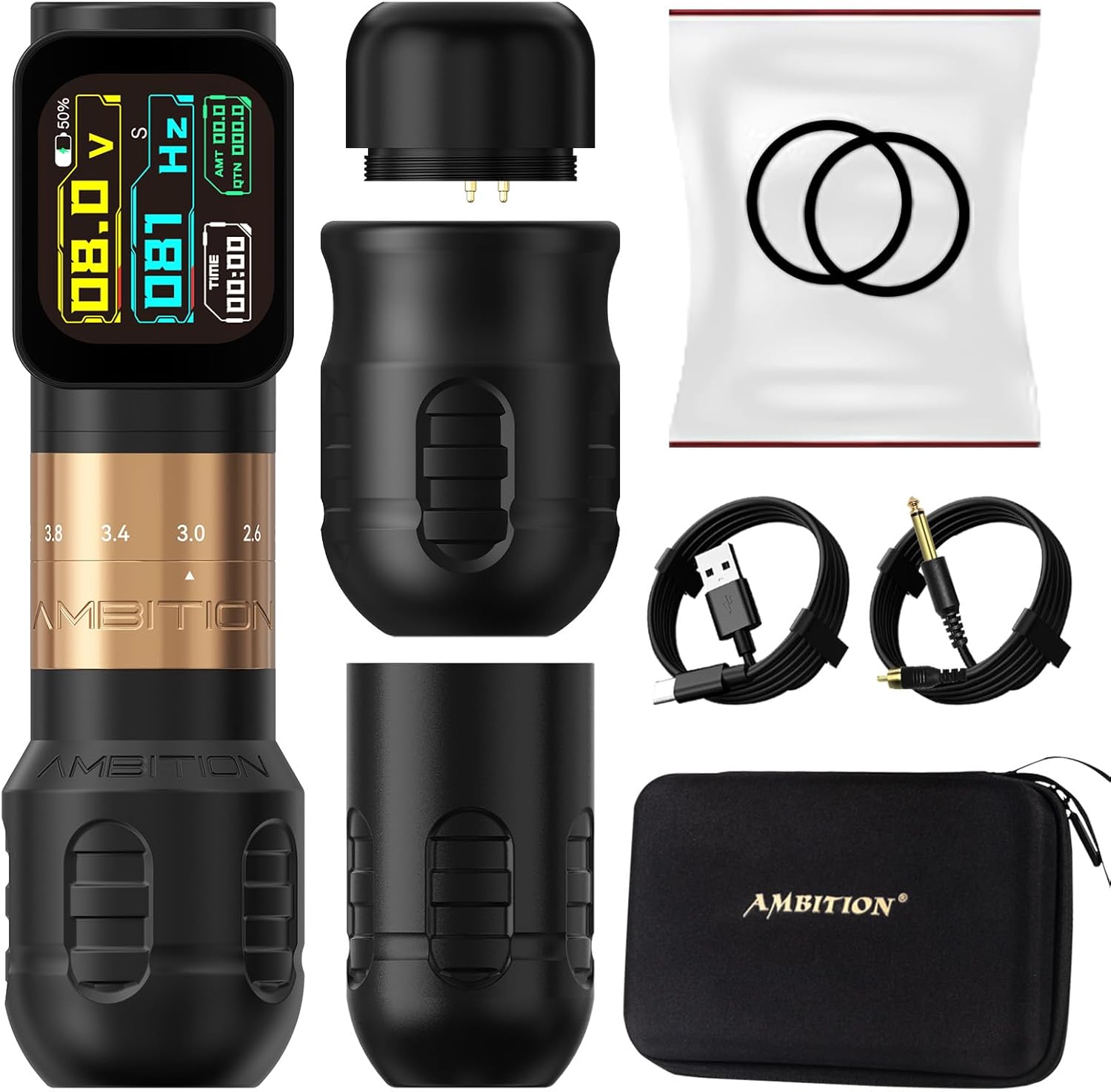 Included accessories for Ambition Seher Pro