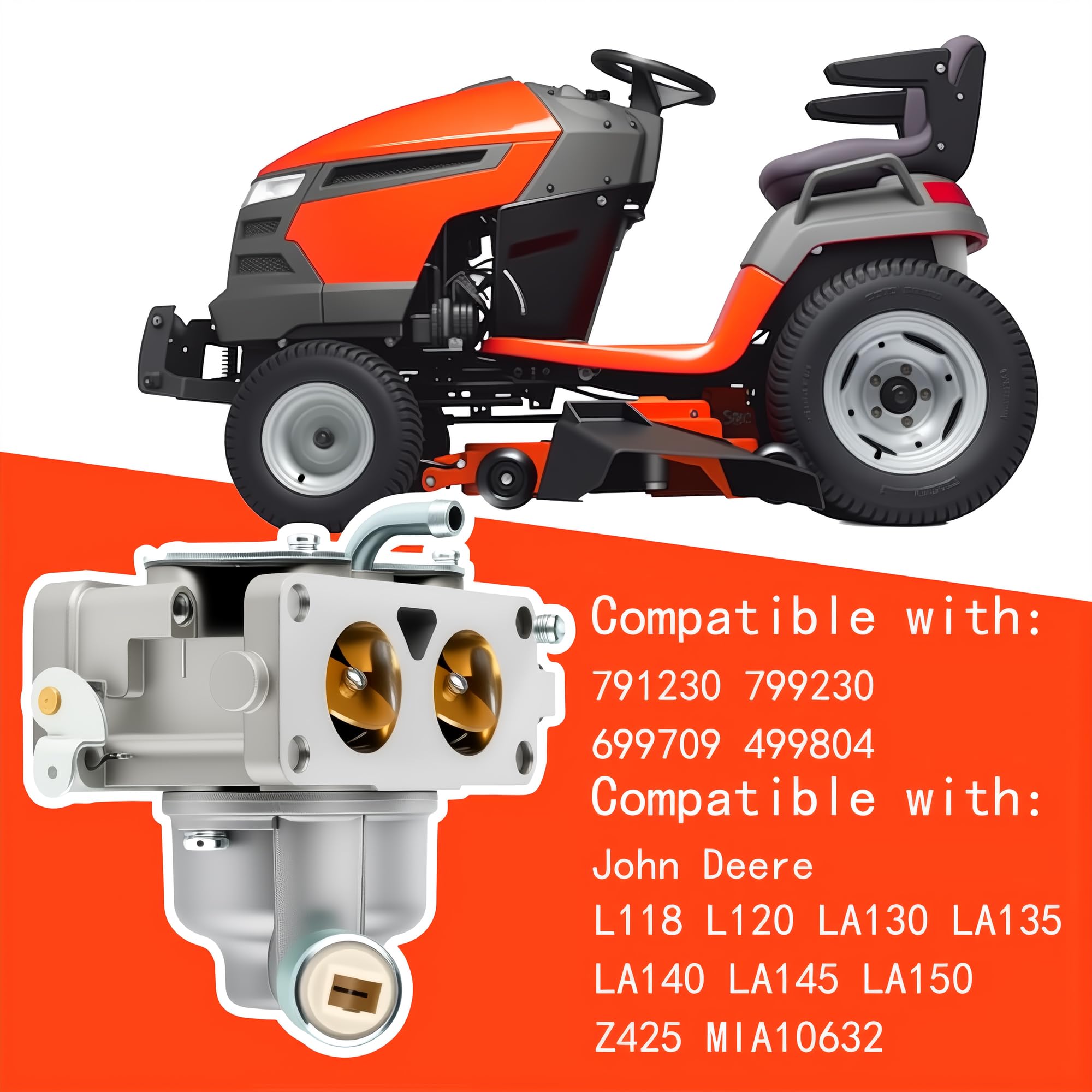 Husqvarna Air Filter Kit Air Filter Tune-Up Kit For Husqvarna YTH2242, YTH2448, YTH2454 Tractors - Replaces 499486, 273638 - Includes Air Filter Husqvarna Yth2348 Deck Belt - Foto 4