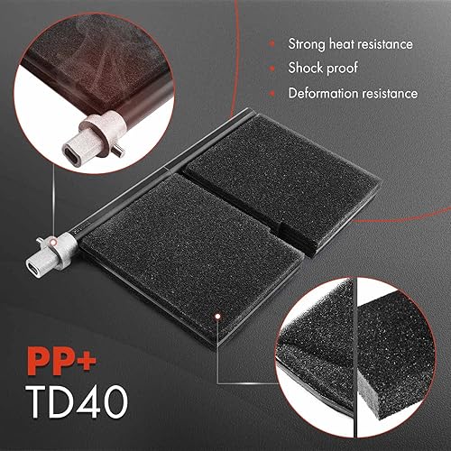 Miniatura 3 de A-Premium Kit de reparación de puerta de mezcla de calentador HVAC compatible con Jeep Grand Cherokee 1999-2004, 4.0L 4.7L, control de clima de zona