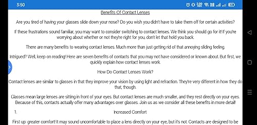 Benefits Of Contact Lenses
