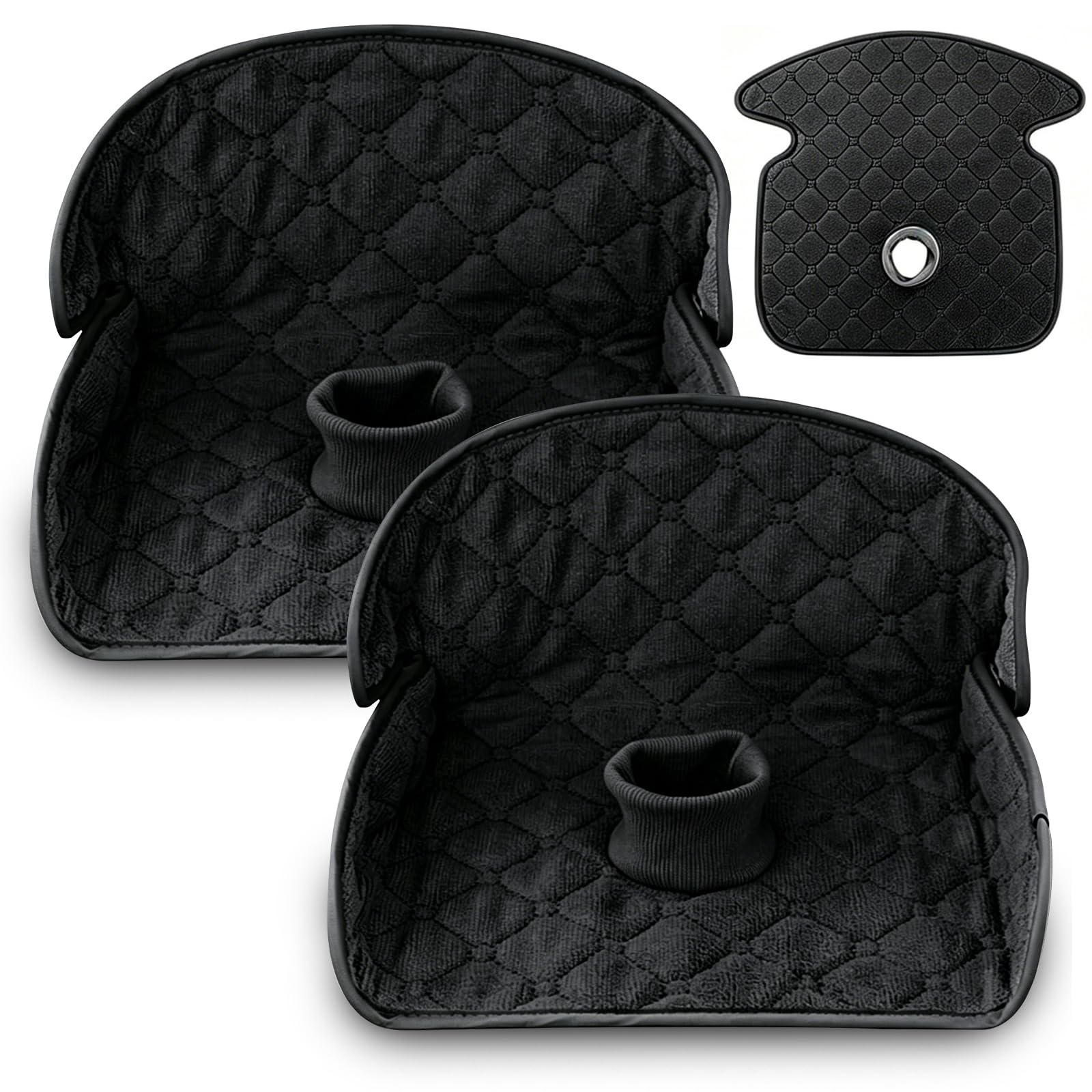 FAELNK Lot de 2 Protections de Siège d'apprentissage de La Propreté Protection Universelle pour Siège Enfant pour L'entraînement au Pot Convient à Toutes Les Tailles de Sièges de Voiture Poussette