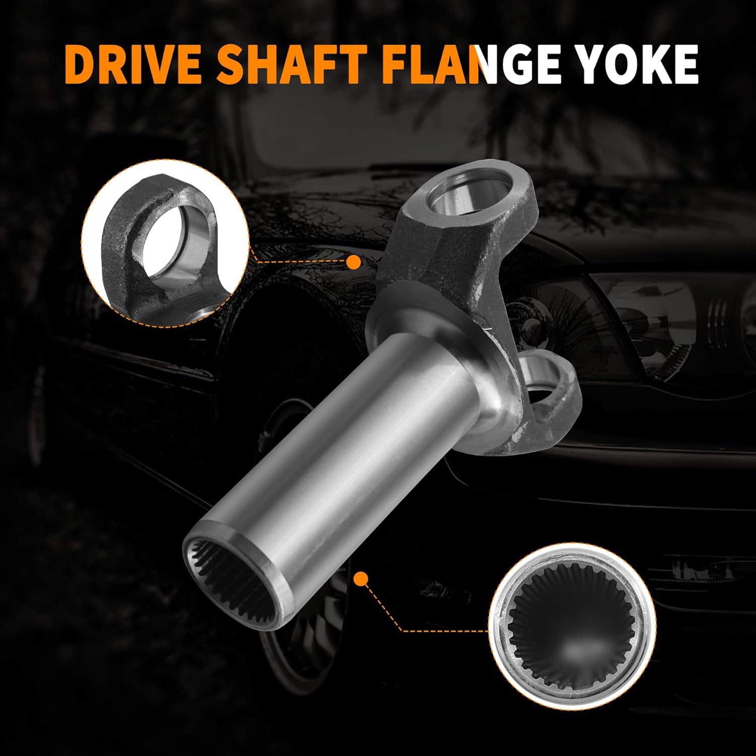 BUYMACHINERYPARTS 2-3-6081X Slip Yoke 26 27 Spines Compatible with GM Turbo 350,TH350,700R4 for 1310 Series U-Joint