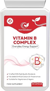 Natures Zest Vitamin B Complex, High Strength, 120 Capsules