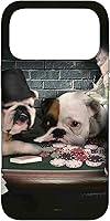 Vista 22 de Funda divertida para iPhone 12/12 Pro Dog Dogs Play Cards