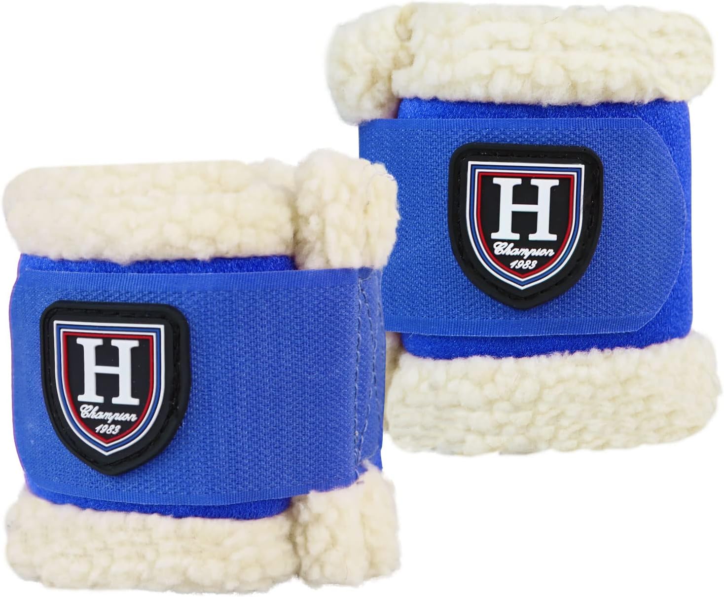 Harrison Howard Essential Premium Horse Pastern Wraps with Berber Fleece Lining, Sold in Pairs