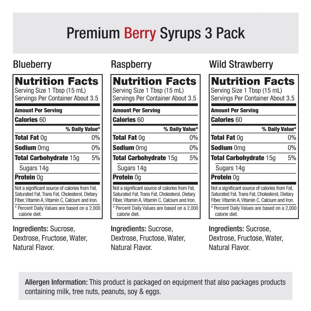Amoretti Premium Syrups Berry, 1.7 Fl Oz (Pack of 3) - Image 2