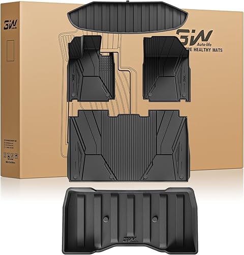 Miniatura 13 de 3W – Tapetes y revestimiento para maletero compatibles con Tesla Model S 2021-2026, tapetes TPE para todo tipo de clima con ajuste personalizado