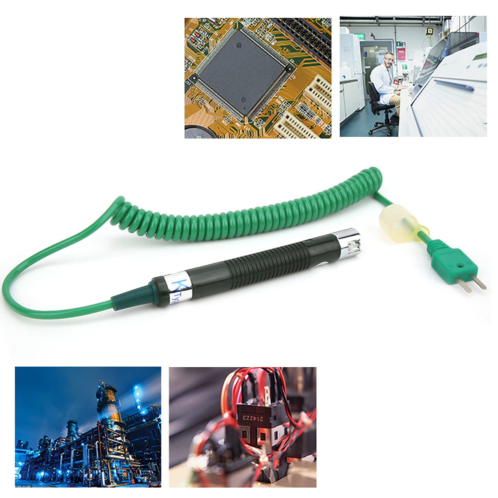 50 ℃ -400 ℃ Probación de Temperatura Sólida Termocouple Termotle Sonda Tipo K