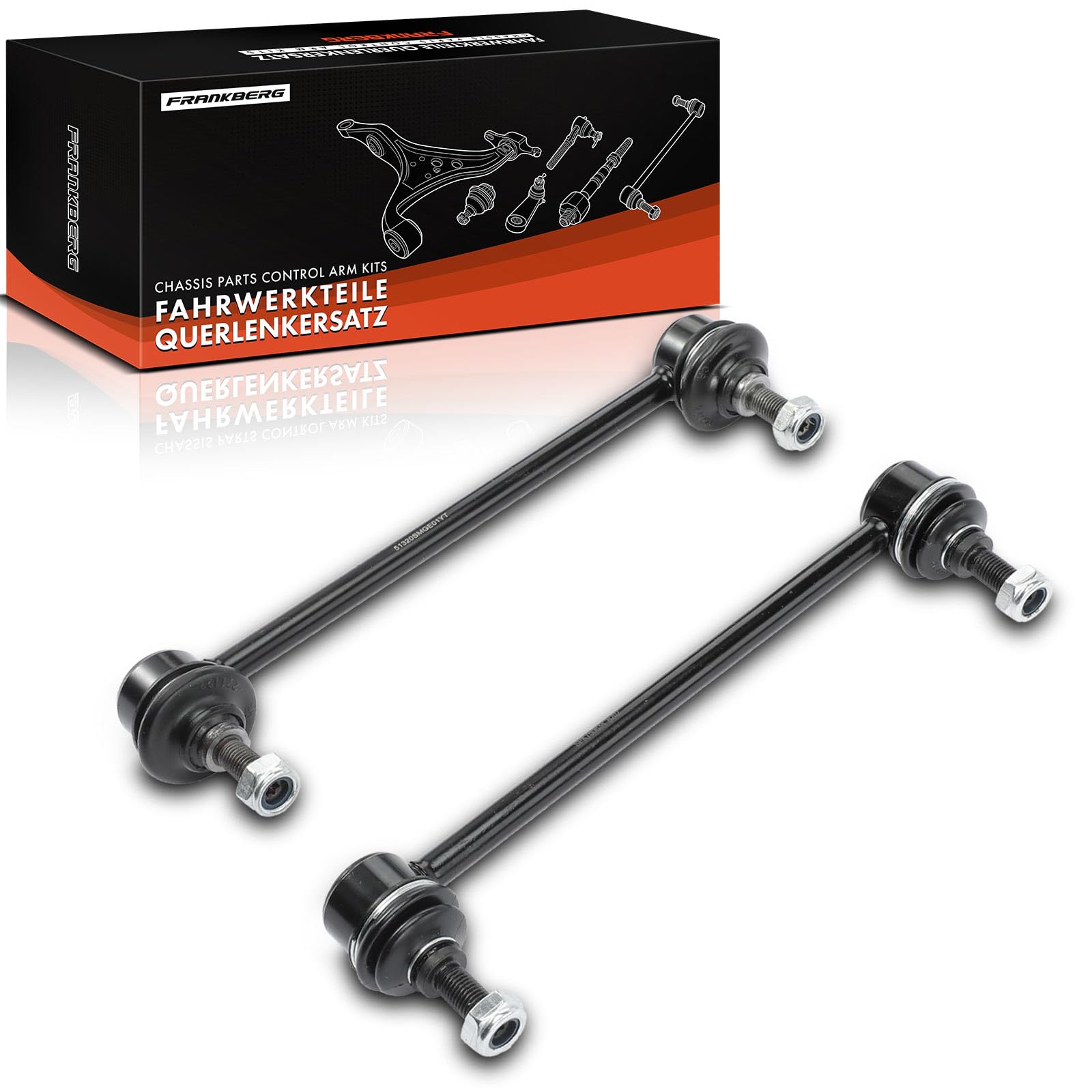 Frankberg 2x Braccio trasversale Braccio assiale Anteriore sinistro destro Compatibile con Civic VIII Hatchback FK FN Civic VIII Berlina FA FD Replace# 51320SE01
